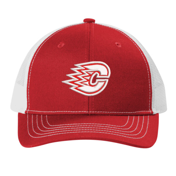 Port Authority Youth Snapback Trucker Cap - Embroidered Logo Thumbnail