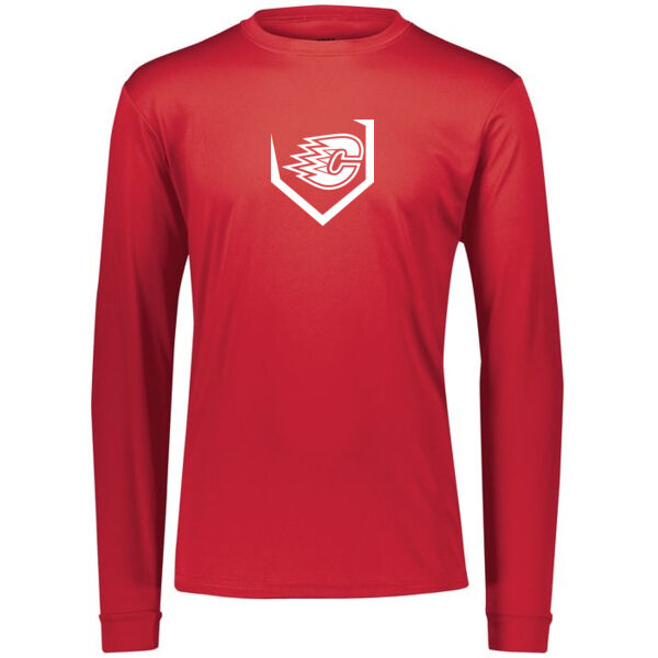Youth Nexgen Wicking Long Sleeve Tee - Printed Logo Thumbnail