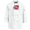Eight Knot Button Chef Coat with Thermometer Pocket Thumbnail