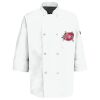Button Chef Coat with Thermometer Pocket Thumbnail