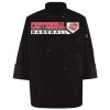 Ten Pearl Button Black Chef Coat Thumbnail