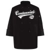 Ten Pearl Button Black Chef Coat Thumbnail